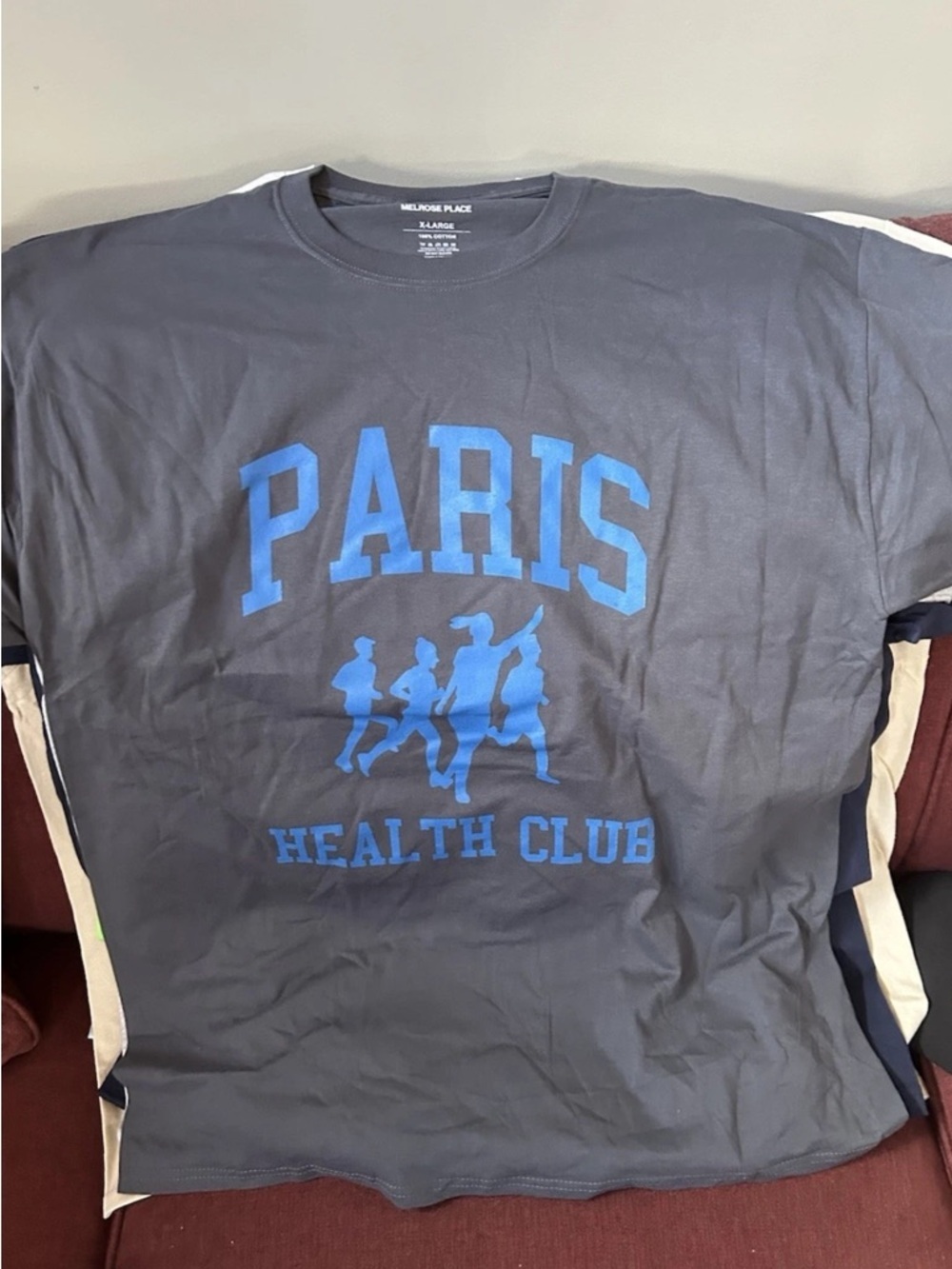 Melrose Place Paris Health Club Unisex Size XL NWOT